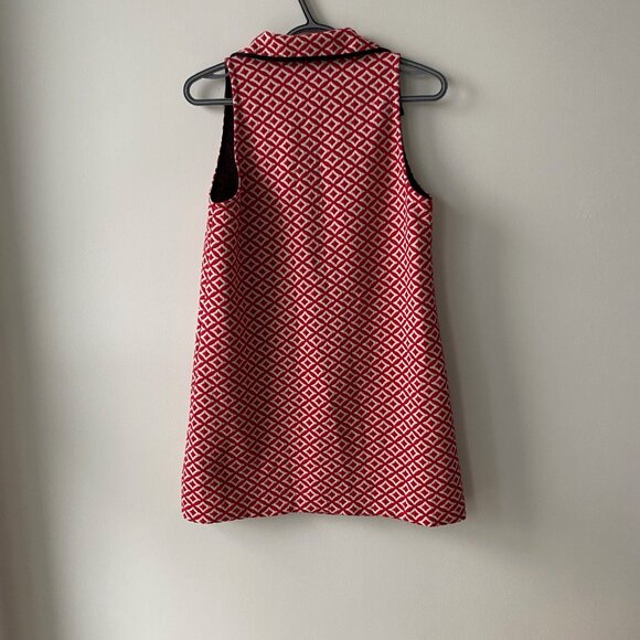 Zara Red Jacquard Dress - Picture 2 of 5